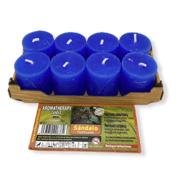 Vela de Sándalo en Pack de 8