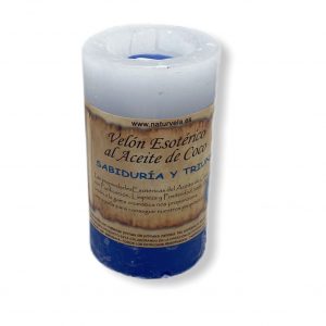 Vela de coco azul