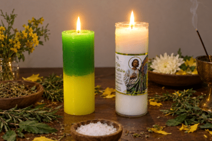 Velas de San Judas Tadeo Línea Santos y Línea Bicolor