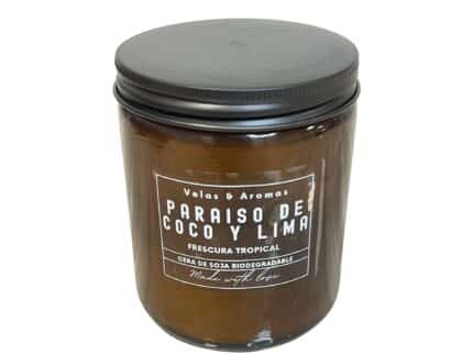 Línea DSoja Vela Paraíso de Coco y Lima