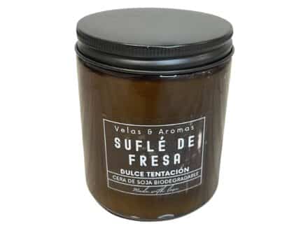 Línea DSoja Vela Suflé de Fresa