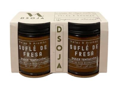 Dsoja dúo suflé de fresa
