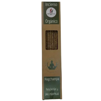 Incienso Orgánico NagChampa Velas y Aromas