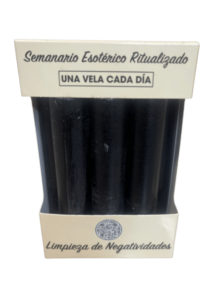 Semanario negro limpieza de negatividades