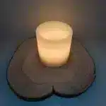 Vela Batido de Frutas Fanal NaturVela encendida