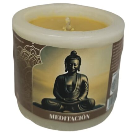 Vela artesanal Buda de Meditación de Velas y Aromas