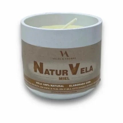 Vela de Miel Ecológica NaturVela Blanca