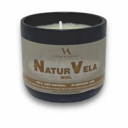 Vela de Miel Ecológica NaturVela Negra