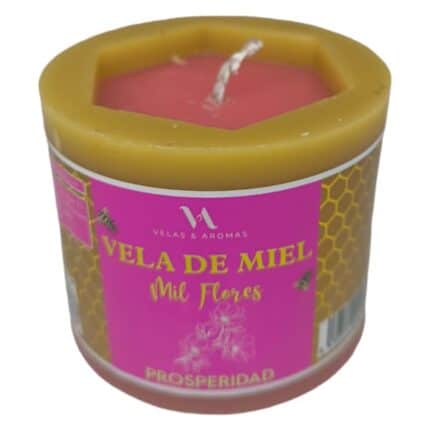 Vela de Miel de Flores Natural y Ecológica