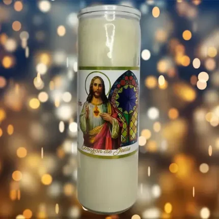 Vela del Sagrado Corazón de Jesus Grande Velas y Aromas