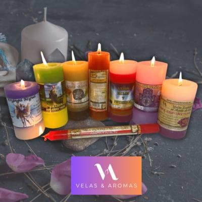 Venta de Velas esotéricas creadas por Velas y Aromas