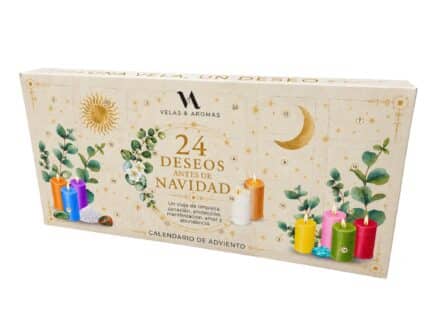 calendário do advento esotérico com velas