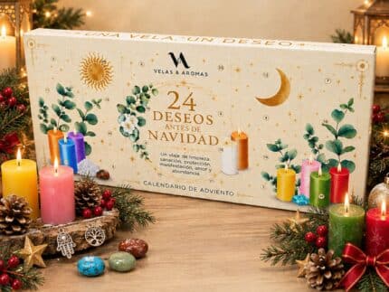 calendário do advento esotérico com velas