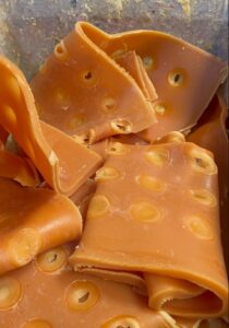 cera sobrante fábrica de velas