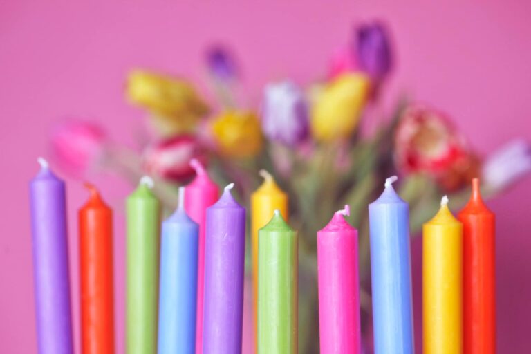 Color de vela para cada día de la semana