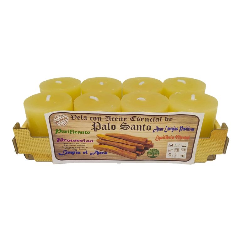 Pack de 8 Velas de Palo Santo