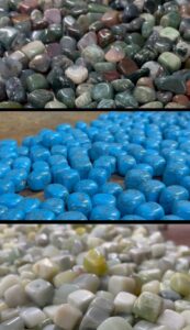 piedras ritualizadas ágata india jadeita turquesa calendario de adviento esotérico velas y aromas