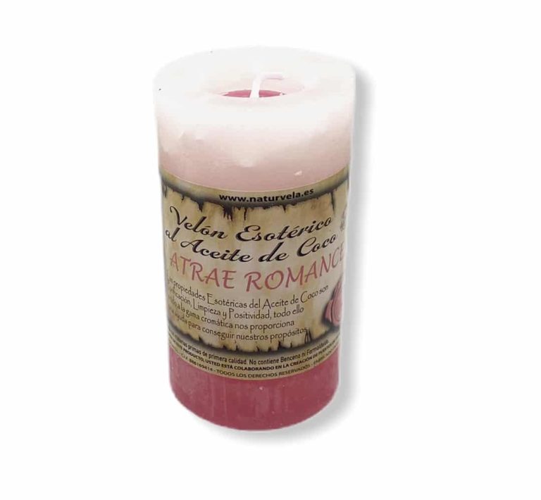 Velón Esotérico de Coco Rosa