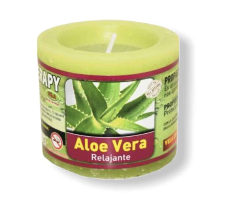 Velón aromaterapia aloe vera