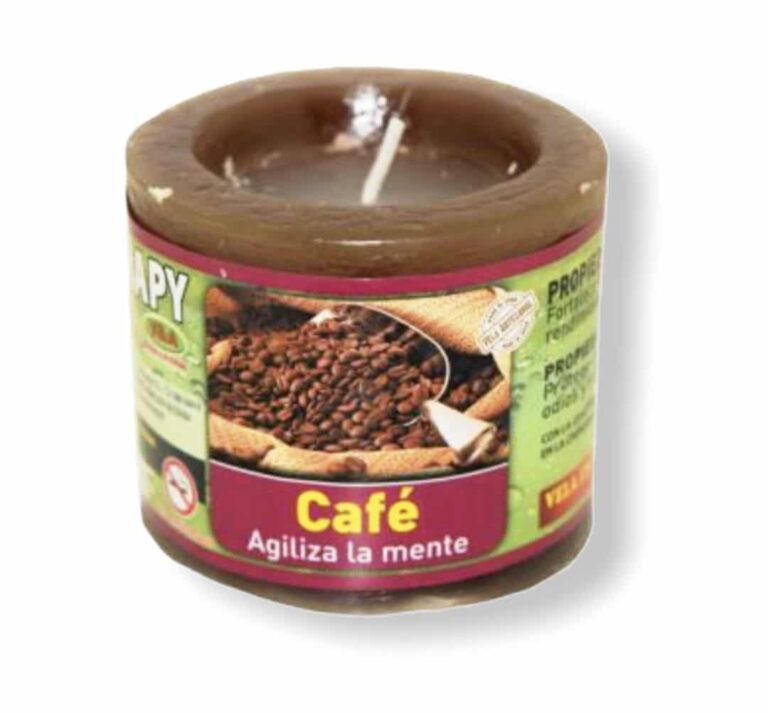Velón aromaterapia café