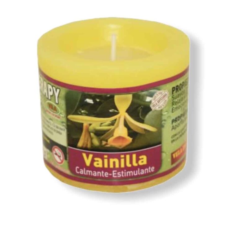 Velón aromaterapia vainilla