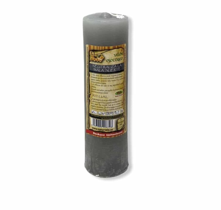 Velón esotérico Gris